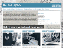 Tablet Screenshot of hetschrijflab.nl